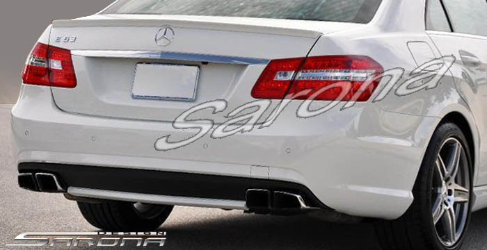 Custom Mercedes E Class  Sedan Rear Bumper (2010 - 2013) - $690.00 (Part #MB-043-RB)